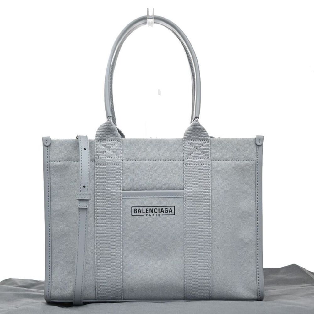 Balenciaga Hardware Canvas Gray Canvas Tote Bag Bag